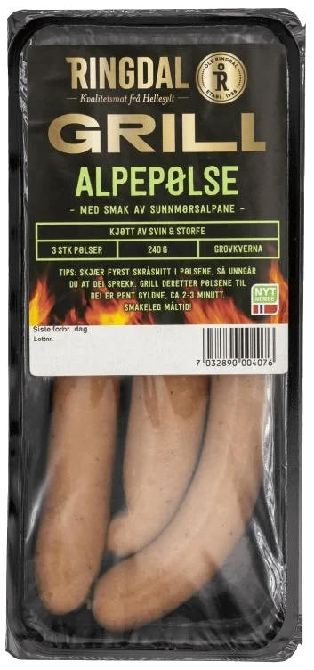 Alpepølse Grill 240g