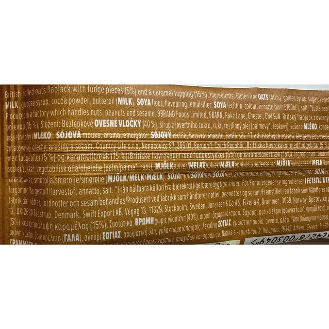 Mellanmålsbar Karamell Fudge 20-pack