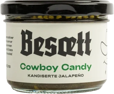 Besætt "cowboy Candy" - Kandiserte Jalapeños