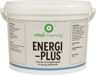 Vital Ernæring Energi Plus Energipulver Energiberikning Nøytral Smak 900g