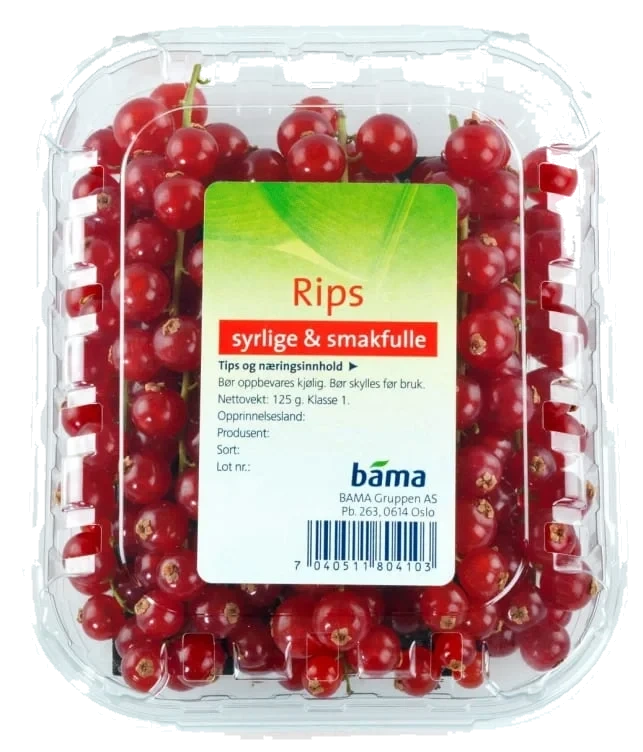 Rips Røde 125g kurv