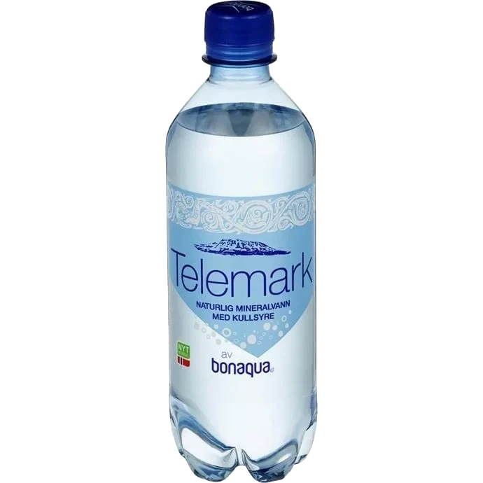 Telemark Kildevann M/Kullsyre Naturell 24x0,5l