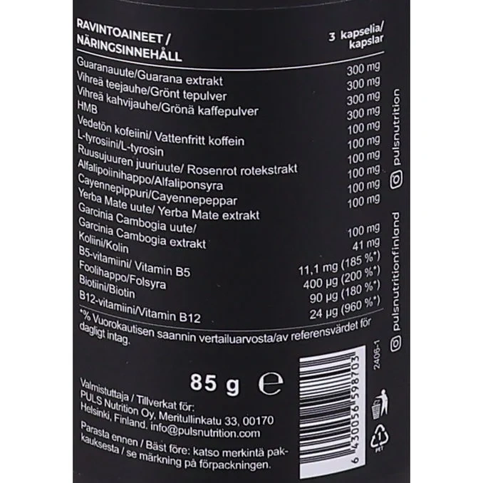 Fat Burner Kapslar