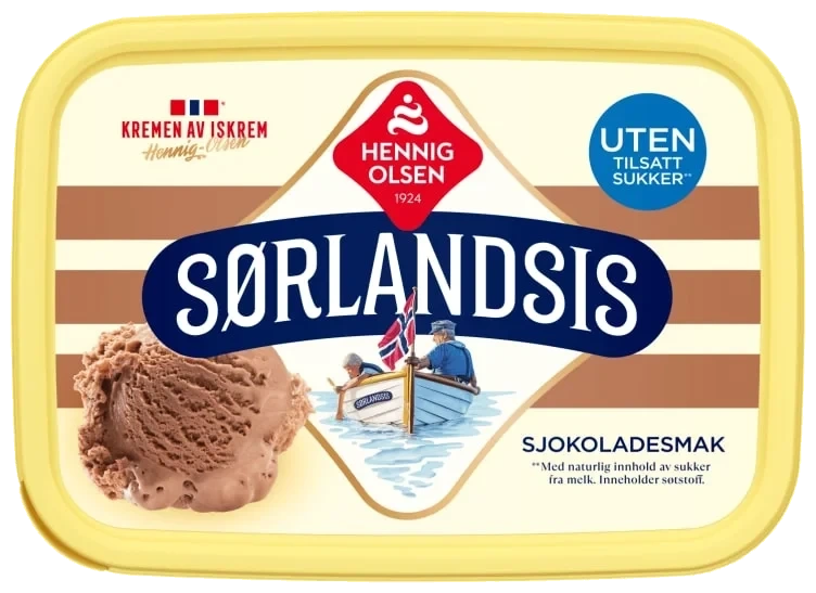 Sørlandsis Sjokolade U/tilsatt Sukker 1,2 H-o