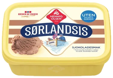 Sørlandsis Sjokolade u/Tilsatt Sukker 1,2l
