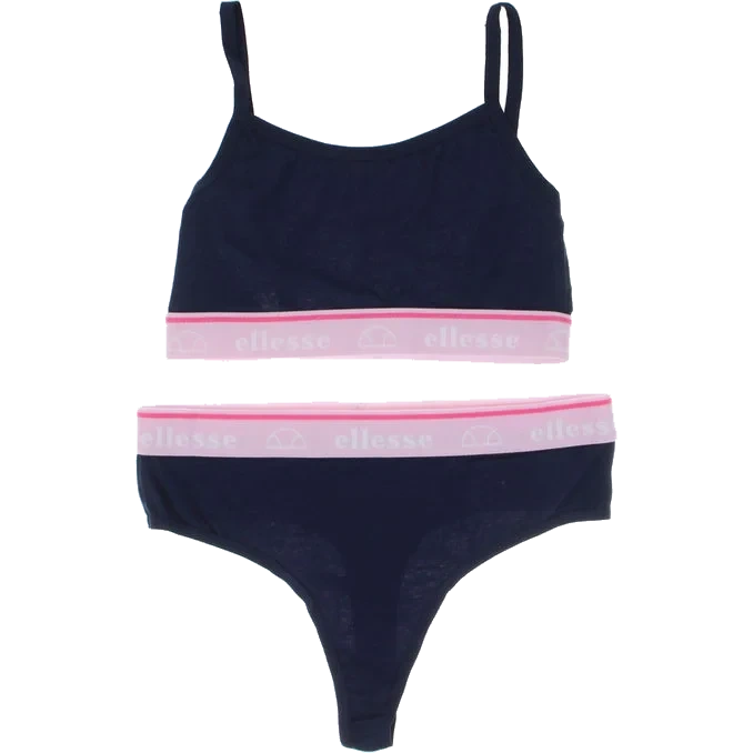 Open Back Bralette & String Stl. S Navy