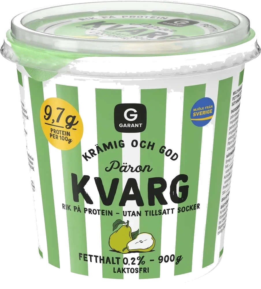 Kvarg Päron Laktosfri Utan Tillsatt Socker 0,2%