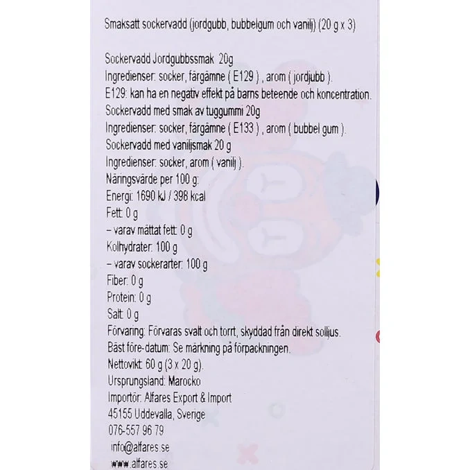 Sockervadd Mix 3-Pack