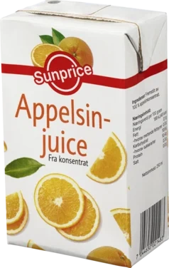 Sunprice Appelsinjuice 250ml