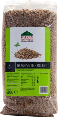Bokhvete - Ristet 500g Balkan Mat Norge
