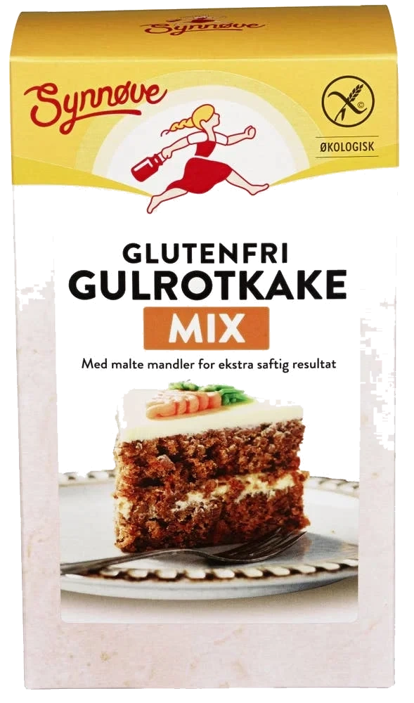 Glutenfri gulrotkakemix