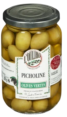 Oliven Franske Naturell 380g Picholine