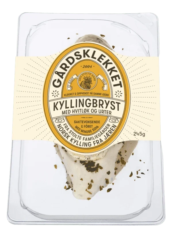 Den Stolte Hane Kyllingfilet Gårdskl. Urter 245g