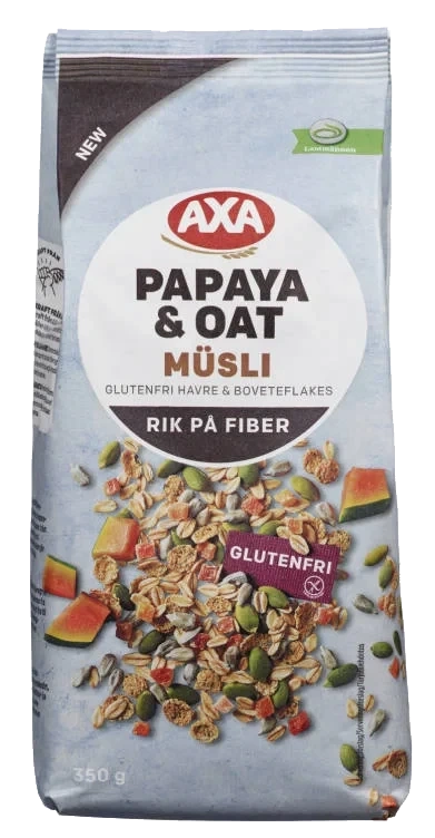 Axa Papaya Musli Glutenfri 350g