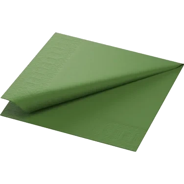Serviett 3lags 33cm Leaf Green