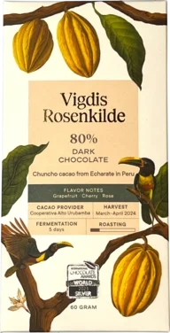 80% Echarate Dark Chocolate Vigdis Rosenkilde