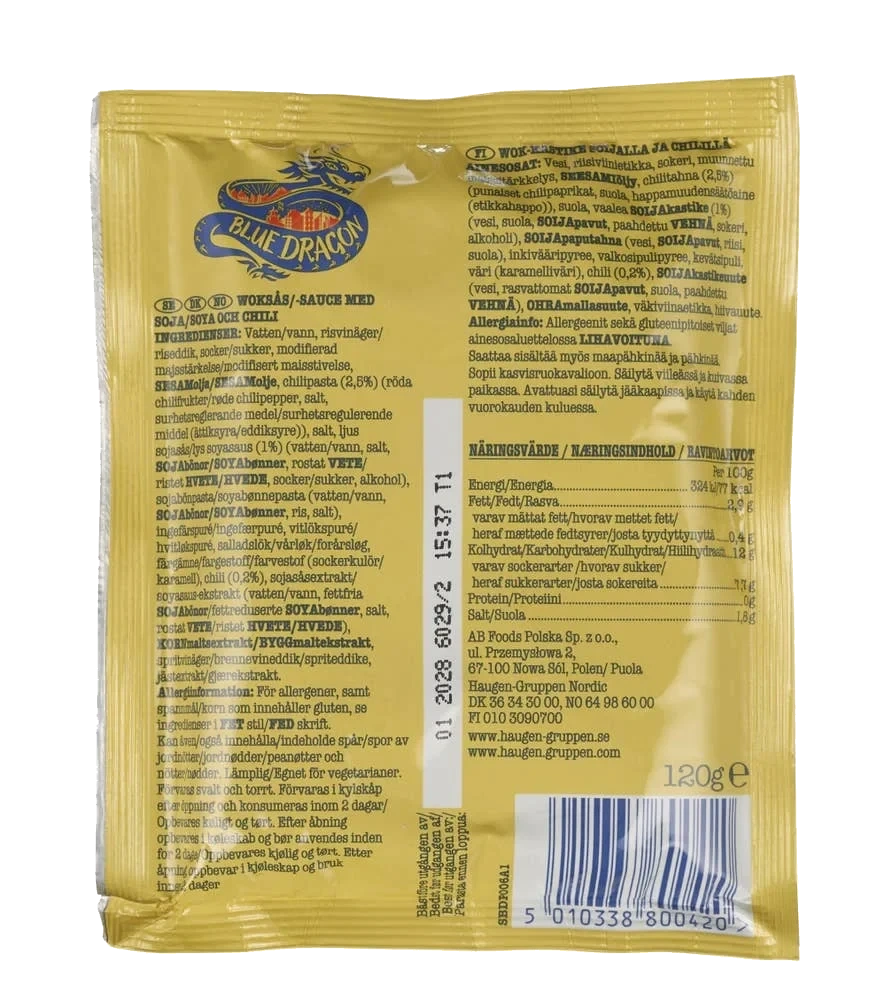 Soy & chilli woksauce