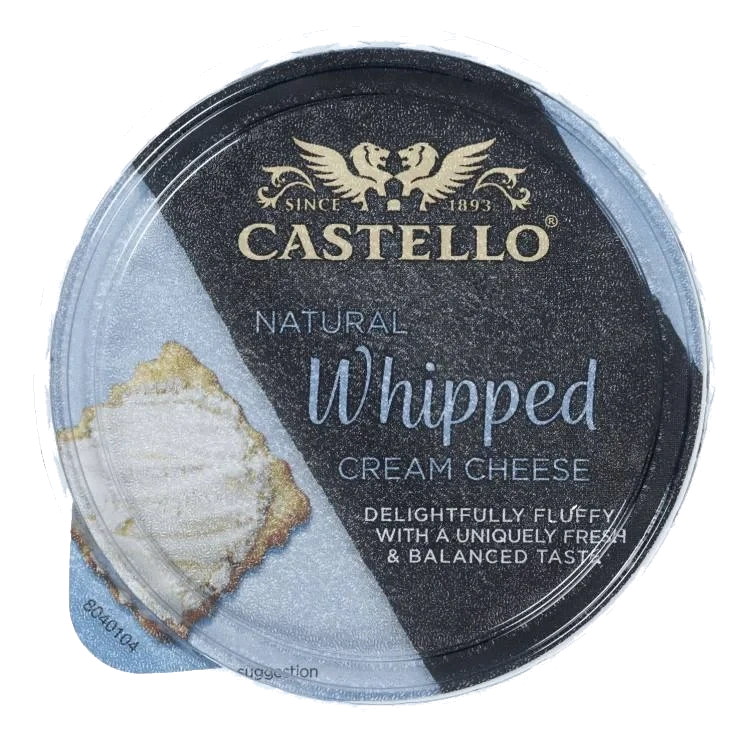 Castello Whipped Cream Cheese Plain 125g