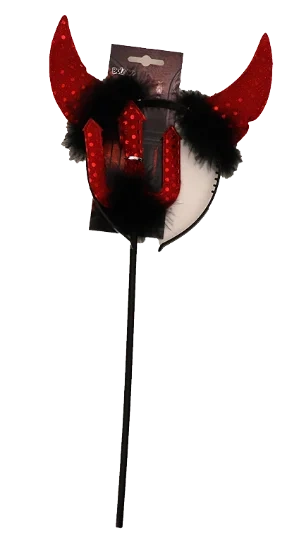 Halloween Tiara/Gaffel/Slips stk