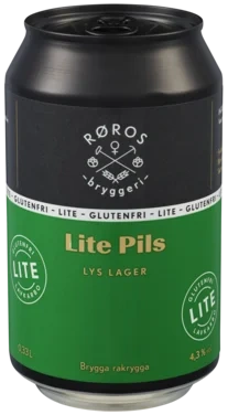 Lite Pils 4,2% Fra Røros bryggeri Boks 24*0,33l