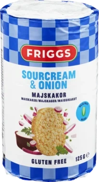 Maiskaker Sourcream&Onion 125g Friggs