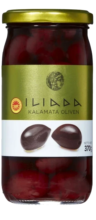 Kalamata Oliven m/Sten 370g Iliada