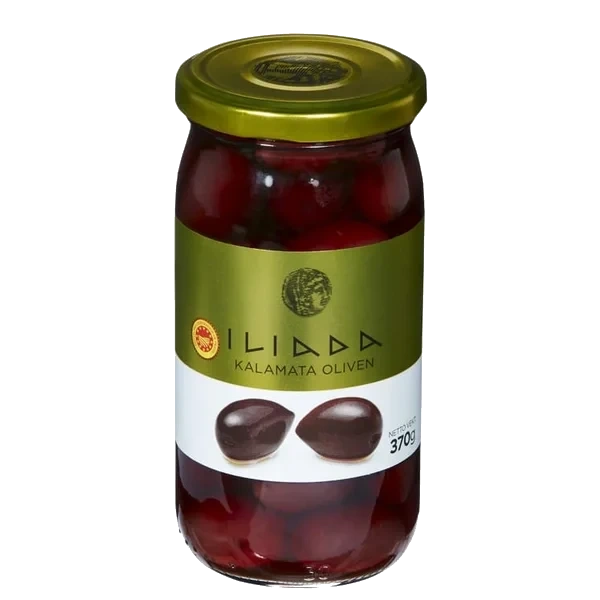 Kalamata Oliven m/Sten 370g Iliada