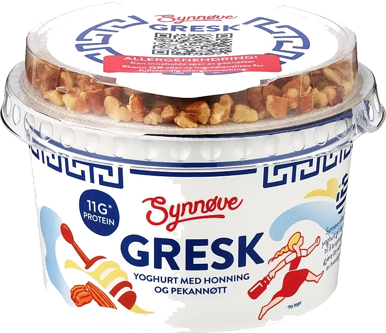 Yoghurt Gresk Honning&Pekannøtt 160g