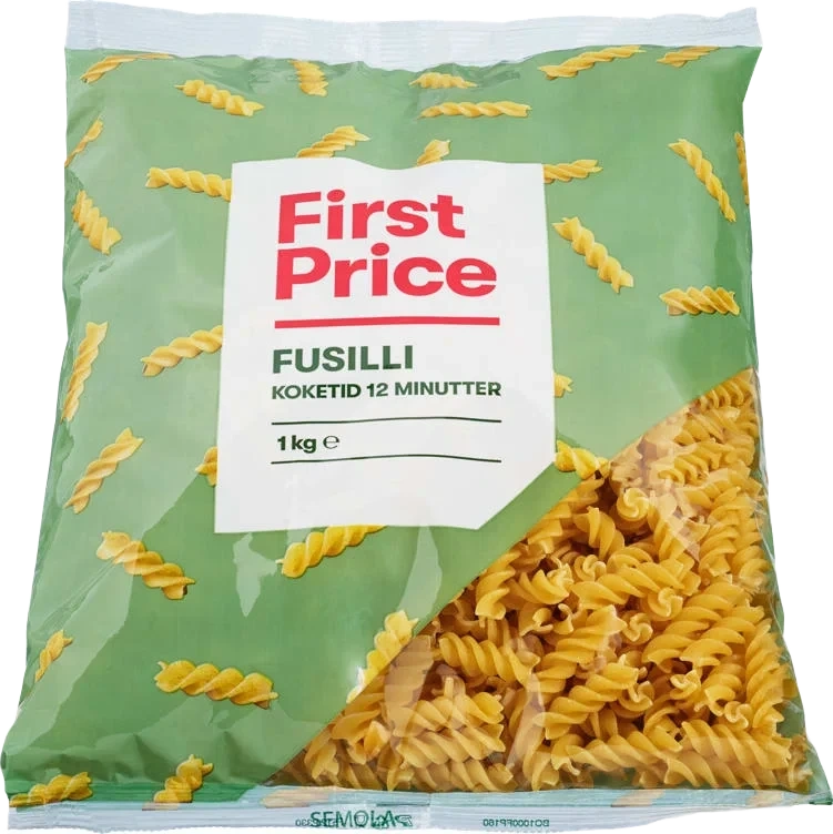 Pasta Fusilli 1kg First Price