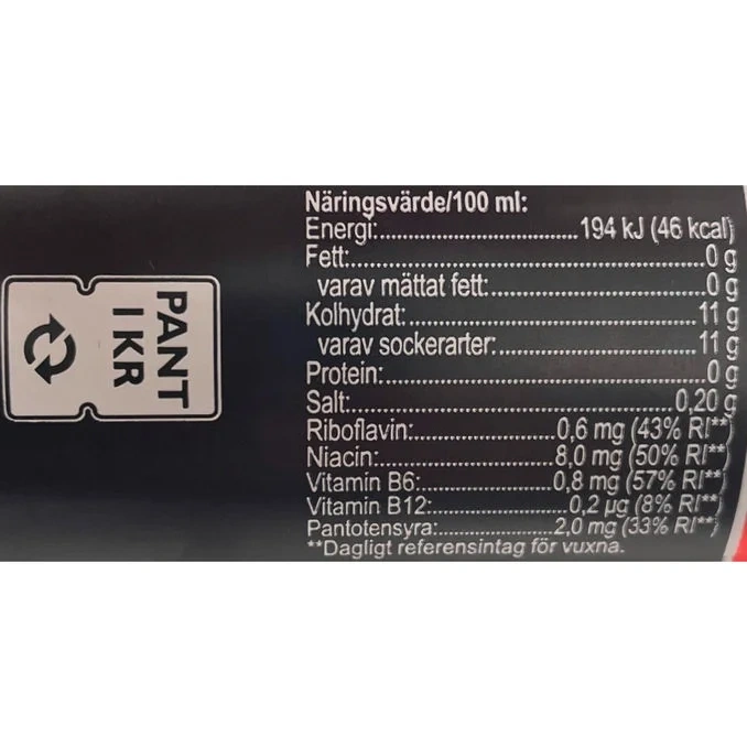 Energidryck Äpple 24-pack