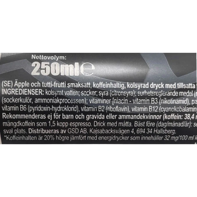 Energidryck Äpple 24-pack