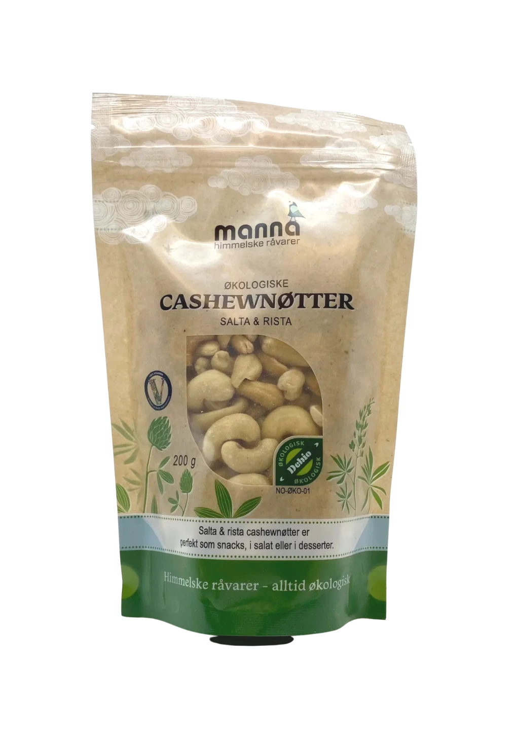 Cashewnøtter saltet økologisk