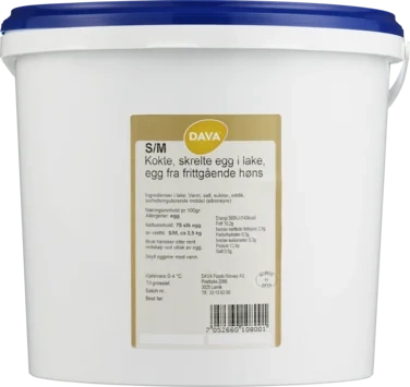 Kokte Egg i Lake Fra Frittgående Høns