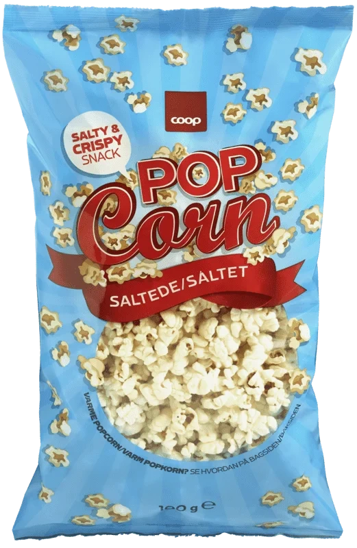 Coop Saltet Popcorn 100g