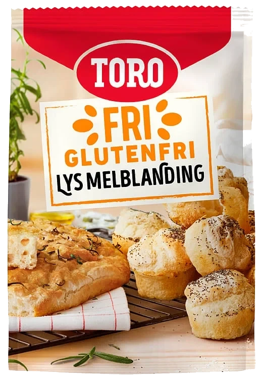Melblanding Lys Glutenfri 375g Toro