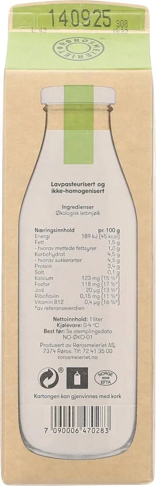 Økologisk gårdsmjølk