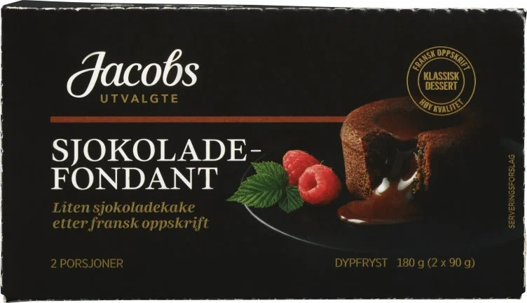 Sjokoladefondant 180g Jacobs Utvalgte