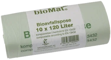 Avfallssekk Bio 120l Komposterbar 10stk