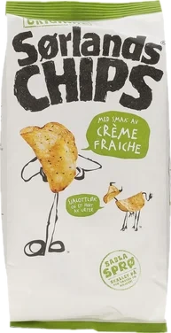 Sørlandschips Original Crème Fraîche 200g