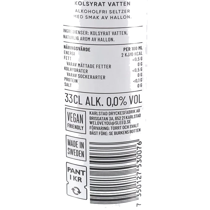 Kolsyrat Vatten Hallon 24-pack