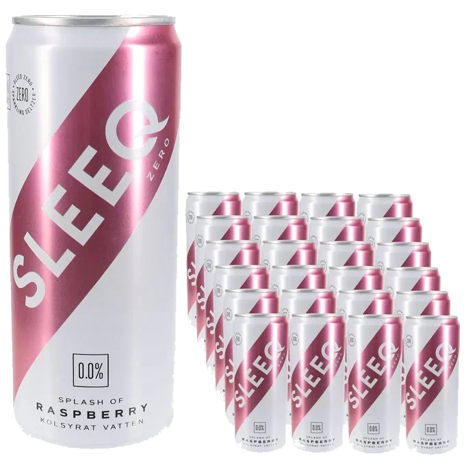Kolsyrat Vatten Hallon 24-pack