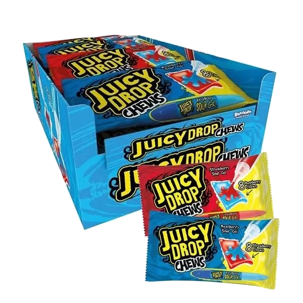 Juicy Drop Chews (Kartong 16stk)