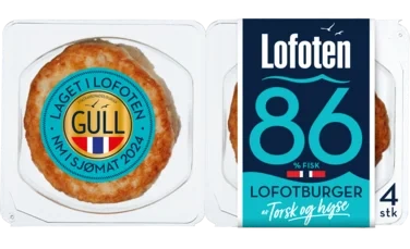 Lofotburger 86% Torsk og Hyse 4x125g Lofoten