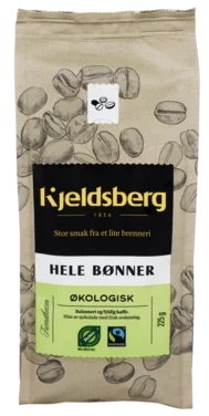 Kaffe Økologisk Ft Hel 225g