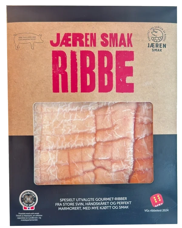 Jæren Smak Ribbe 3kg Frys