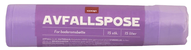 Coop Avfallspose 15l 15stk