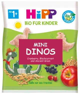 Mini Dinos Tranbär & svartvinbär 1-3 År Eko