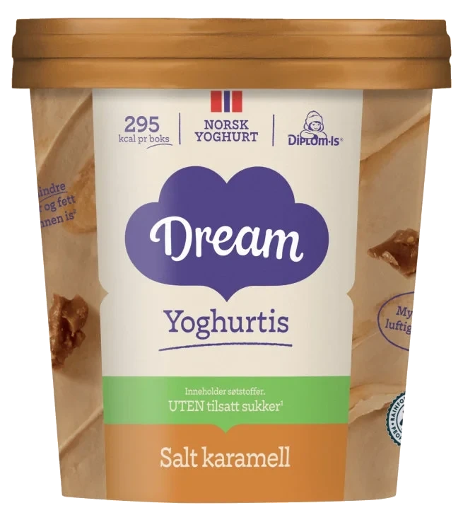 Dream Yoghurtis Salt Karamel 450ml Diplom-Is