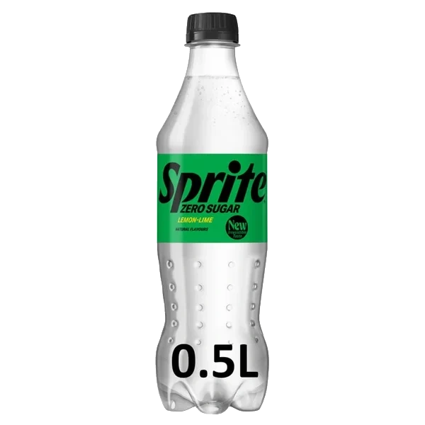 Sprite Zero 0,5l flaske