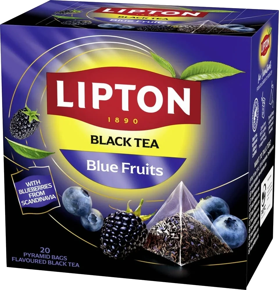 Svart Pyramidte Blue Fruit